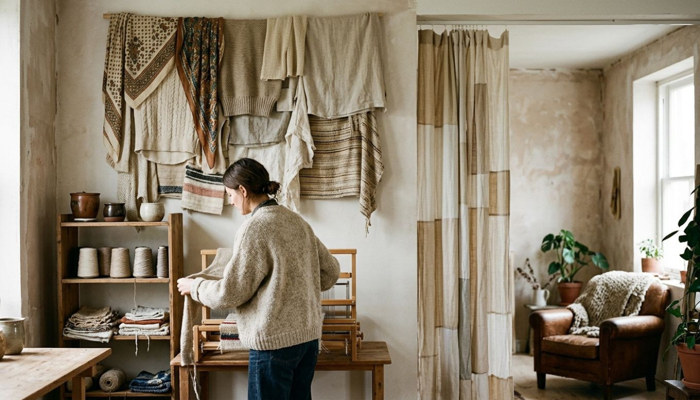 Textile inspiration: wenn kleidung zur raumgestaltung wird